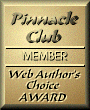 The Pinnacle Club Web Author's Choice Award