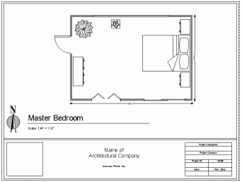 Architectural Illustration - Bedroom